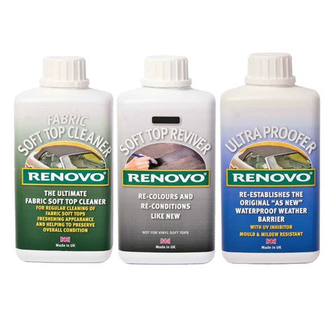 renovo soft top canvas cleaner test|soft top mould remover.